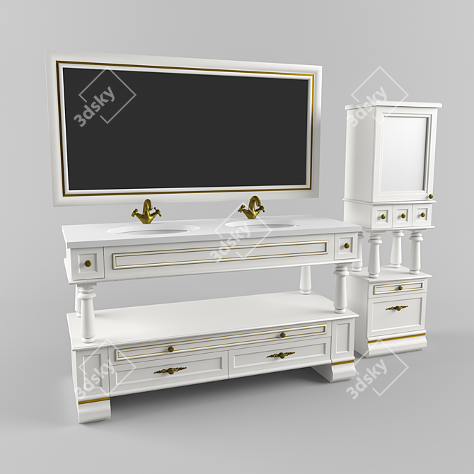 Julia Set: Elegant Furniture Collection 3D model image 1