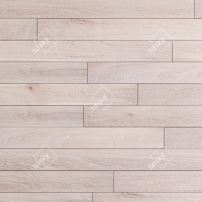 Wooden 3D Panel: Multisub-Object with 12 High-Resolution Textures 3D model image 3