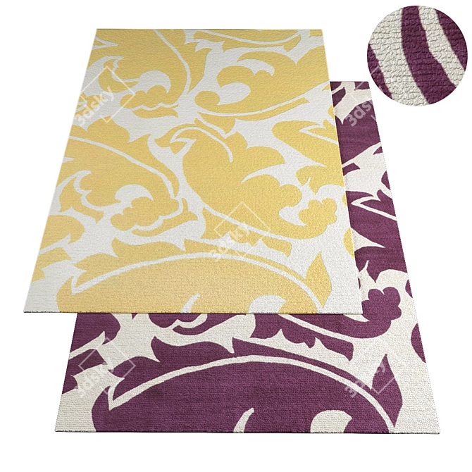 Plush V-Ray Marni Rugs 3D model image 1