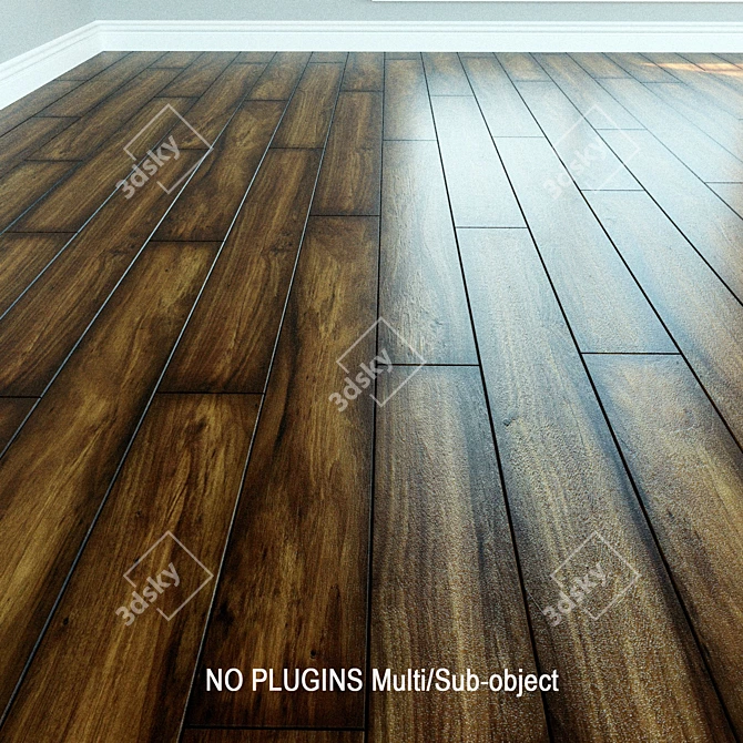 Natural Wood Laminate 069 3D model image 1