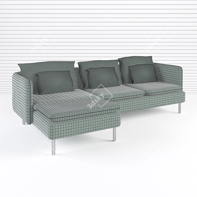 Title: Stylish SÖDERHAMN Sofa for Modern Living 3D model image 2