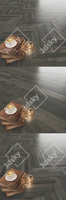 Oak Createur Parquet: Seamless Color Correction 3D model image 2