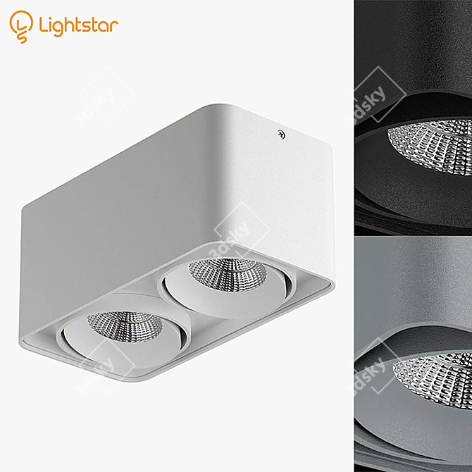 21252x Monocco Lightstar: Adjustable Spot Light Fixture 3D model image 1