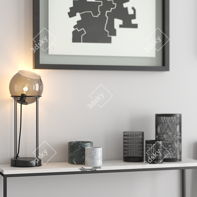 AM.PM. Atomium Table Lamp-30cm x 13cm 3D model image 3