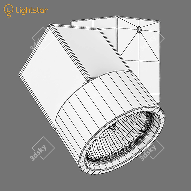 Illumo Lightstar - Modern Spot Ceiling Light 3D model image 3