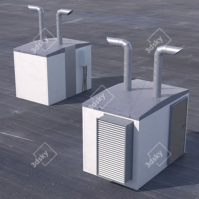 Roofing Ventilation Room 3D model image 1