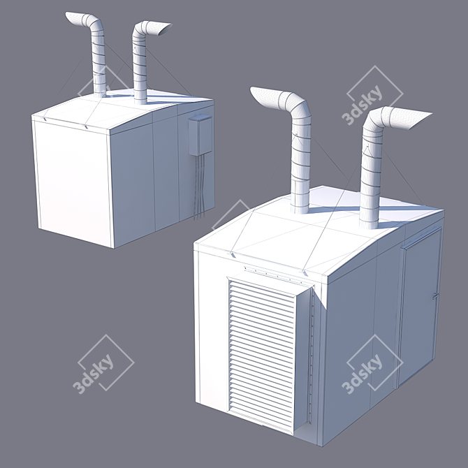 Roofing Ventilation Room 3D model image 3