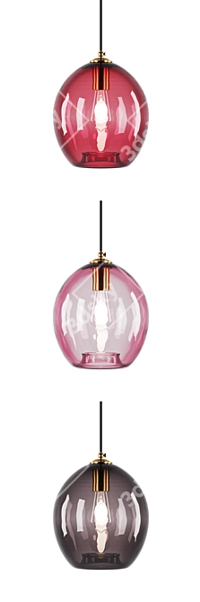 Colorglass Suspension Light - Art. 2059 3D model image 2