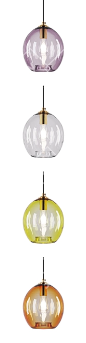 Colorglass Suspension Light - Art. 2059 3D model image 3