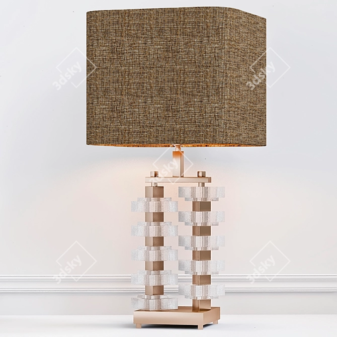 Elegant Toscana Table Lamp 3D model image 1