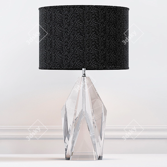 Elegant Setai Table Lamp 3D model image 1