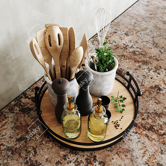 Kitchen Essentials: Versatile and Stylish 3D model image 2