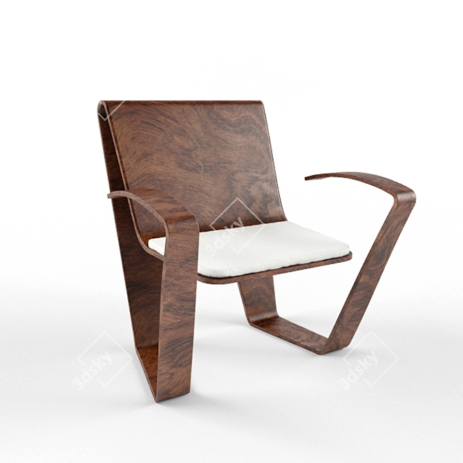 ErgoLuxe: Versatile & Stylish Chair 3D model image 1