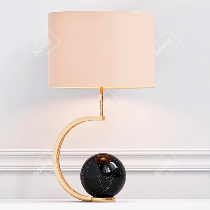 Pagoda Enchanting Table Lamp 3D model image 1