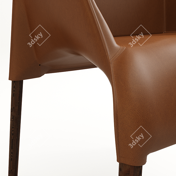 Sleek Seattle Chair: Perfect for Architectural Visualisation 3D model image 4