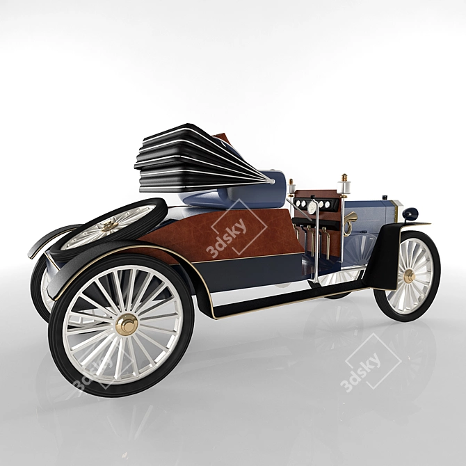 Vintage Automobile 3D model image 3