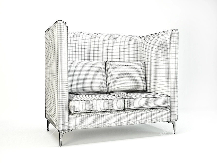 Modern 3DMax Sofa: ALTO 3D model image 3