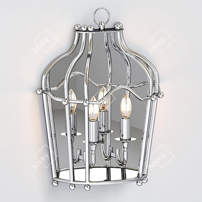 Elegant Elysee Wall Lamp 3D model image 1