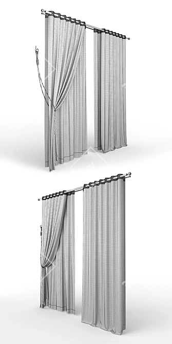  Sleek Blind with Modern Design 3D model image 3