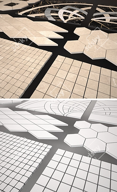 Italon Charme Arcadia Mosaic Collection 3D model image 3