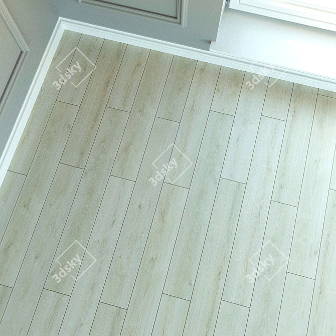 Evoke Natural Oak Laminate 3D model image 3