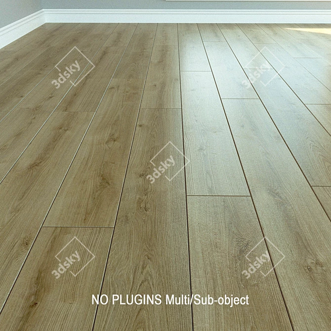 Evoke Trend Oak Laminate 3D model image 1