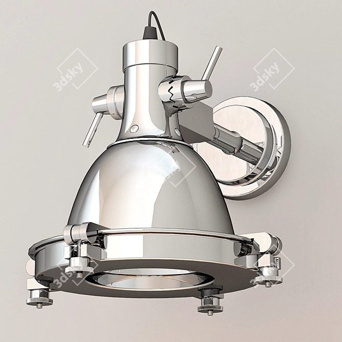 Nautical-inspired Wall Lamp 3D model image 1