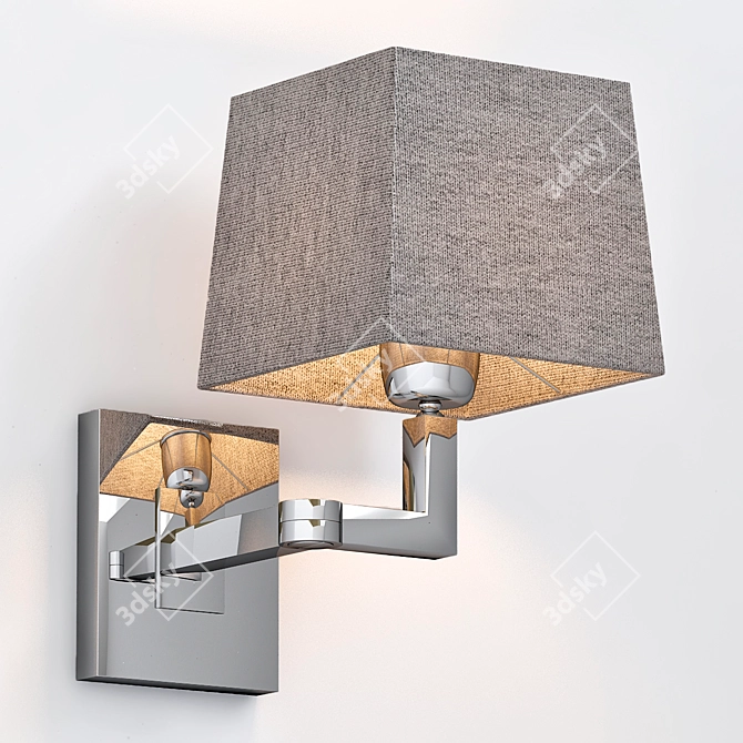 Elegant Campbell Wall Lamp 3D model image 1