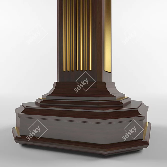 Sculpture Stand - Elegant Display Solution 3D model image 3