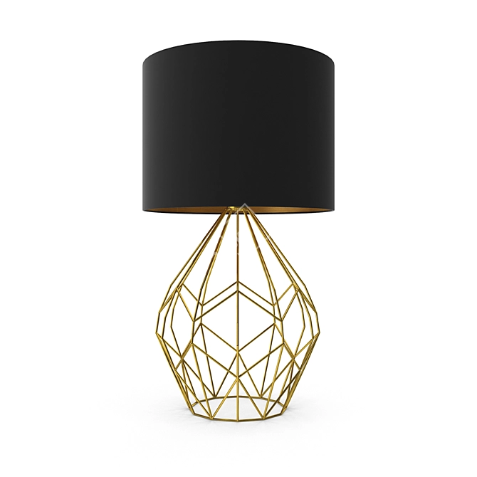 Elegant Pedregal Table Lamp 3D model image 1