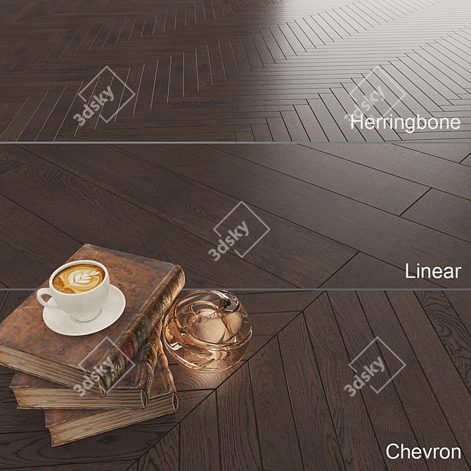 Grand Affogato Oak Parquet 3D model image 1