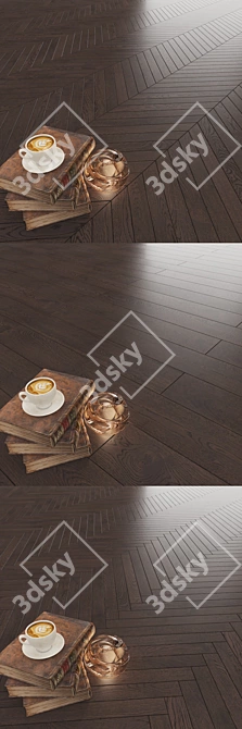 Grand Affogato Oak Parquet 3D model image 2