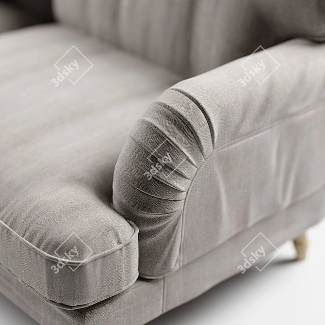 Comfortable and Stylish Ikea Stocksund Sofa 3D model image 3