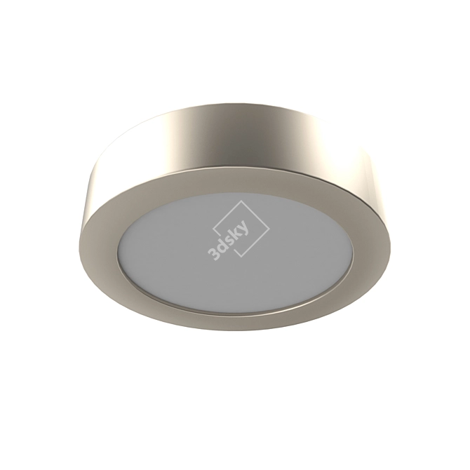 Elegant LED Recessed Luminaire: FUEVA 1 3D model image 1