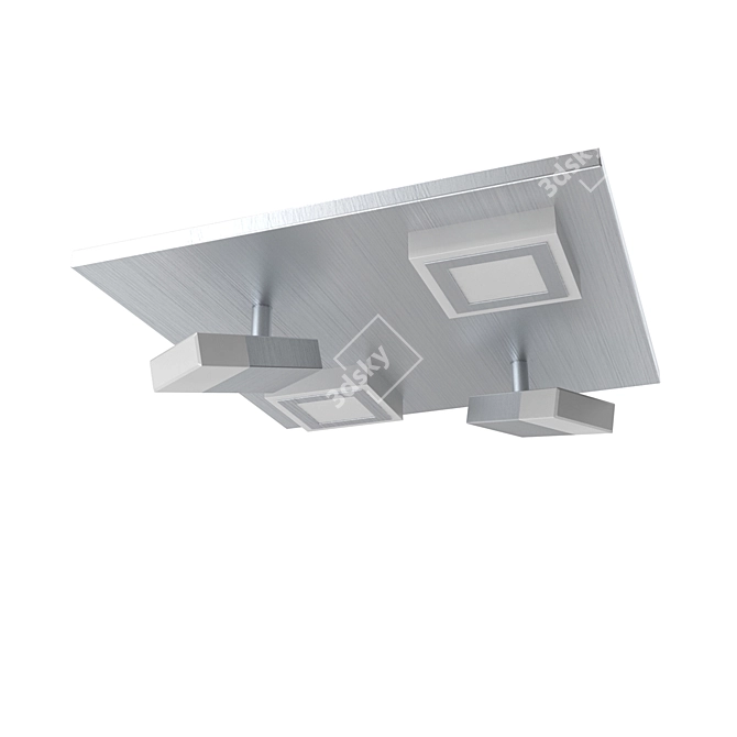 MASIANO LED Downlight: Sleek Aluminum Design 3D model image 1