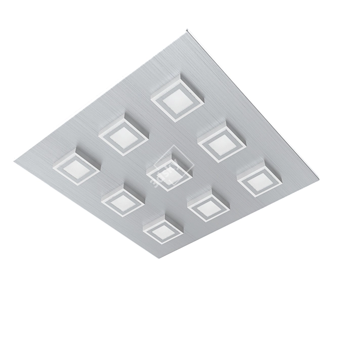 MASIANO LED Ceiling Light: Sleek Aluminum Design 3D model image 1