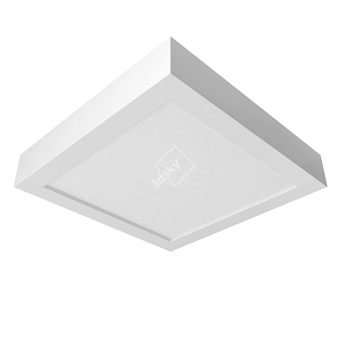 FUEVA1 LED Downlight: Bright & Energy Efficient 3D model image 1