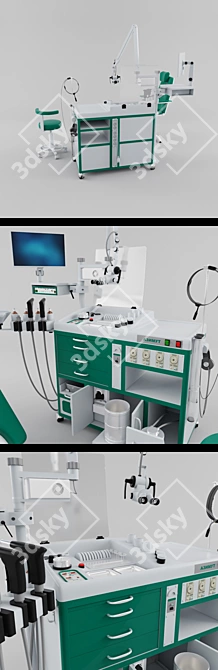 Advanced ENT Workstation 3D model image 2