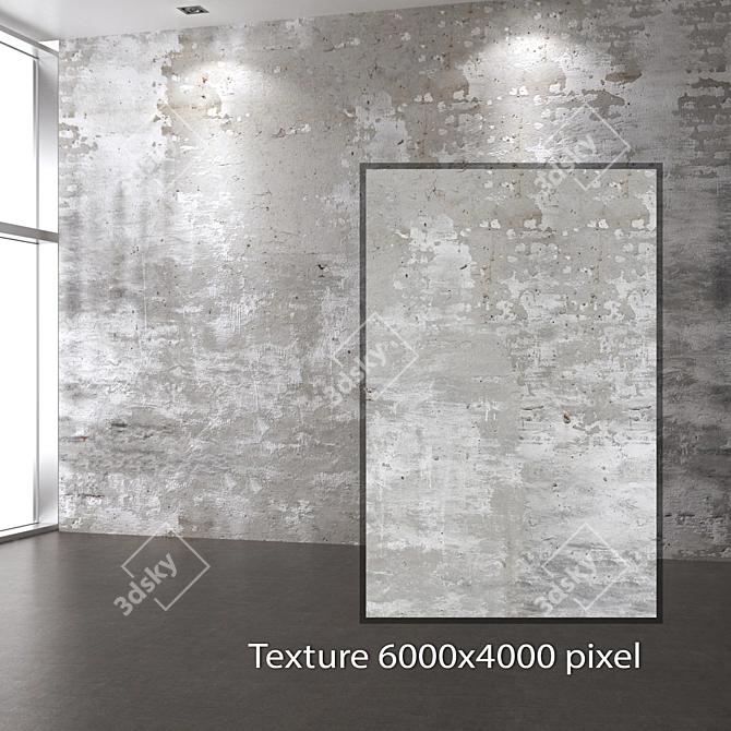 Title: Seamless Concrete Wall Texture 3D model image 2