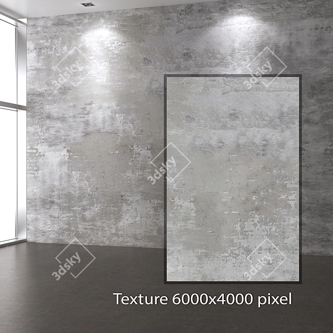 Title: Seamless Concrete Wall Texture 3D model image 2