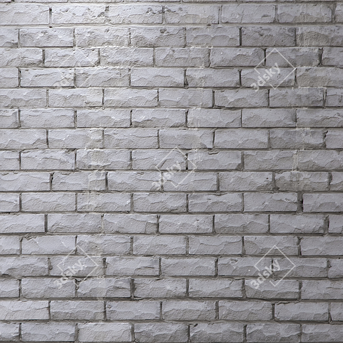 Seamless 4K Masonry Texture 3D model image 3