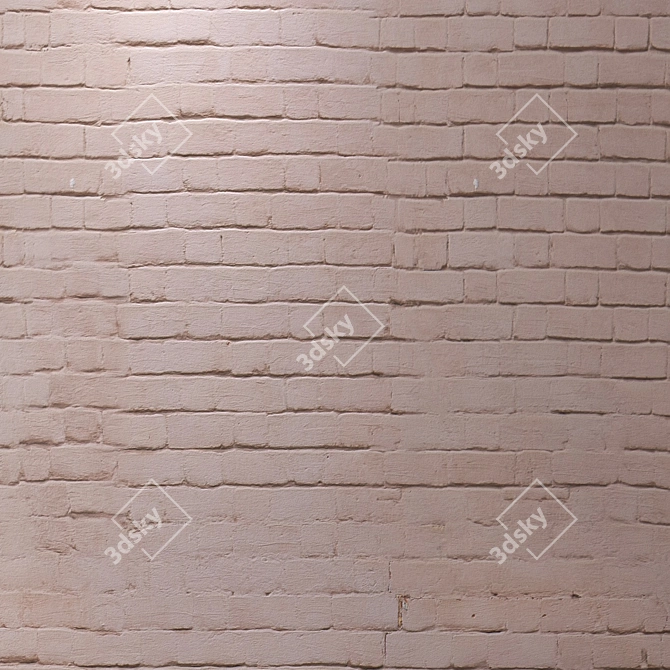 Seamless 4K Brick Texture 3D model image 3