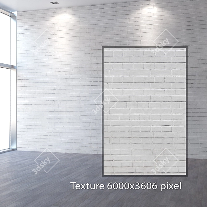 Seamless 4K Brick Texture 3D model image 2