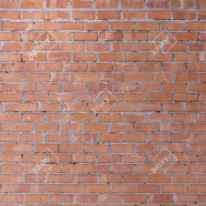 Seamless Bricklaying Texture 3D model image 3