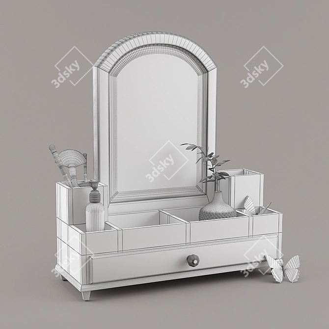 Chloe Beauty Storage: Organize & Beautify 3D model image 2