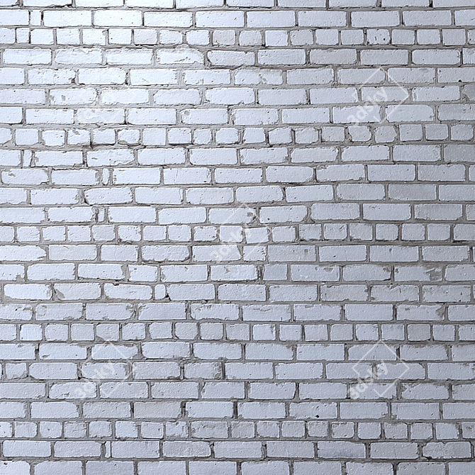 Seamless Brickwork Texture 3D model image 3