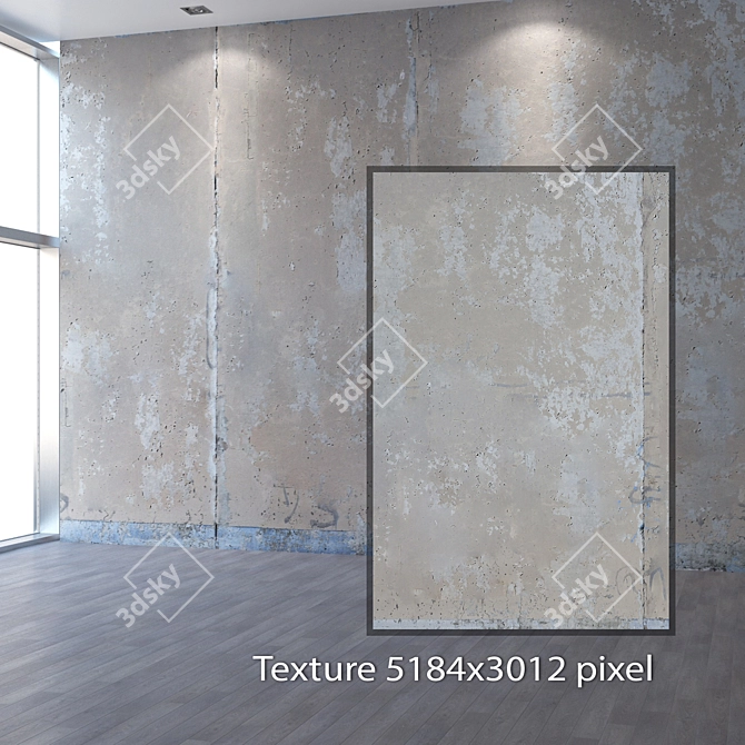 Title: Seamless 4K Concrete Texture 3D model image 2