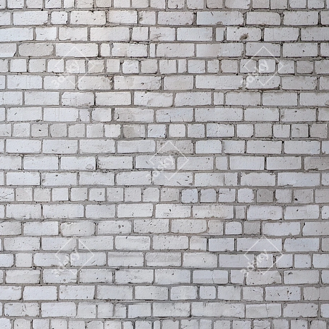 Seamless 4K Bricklaying Texture 3D model image 3