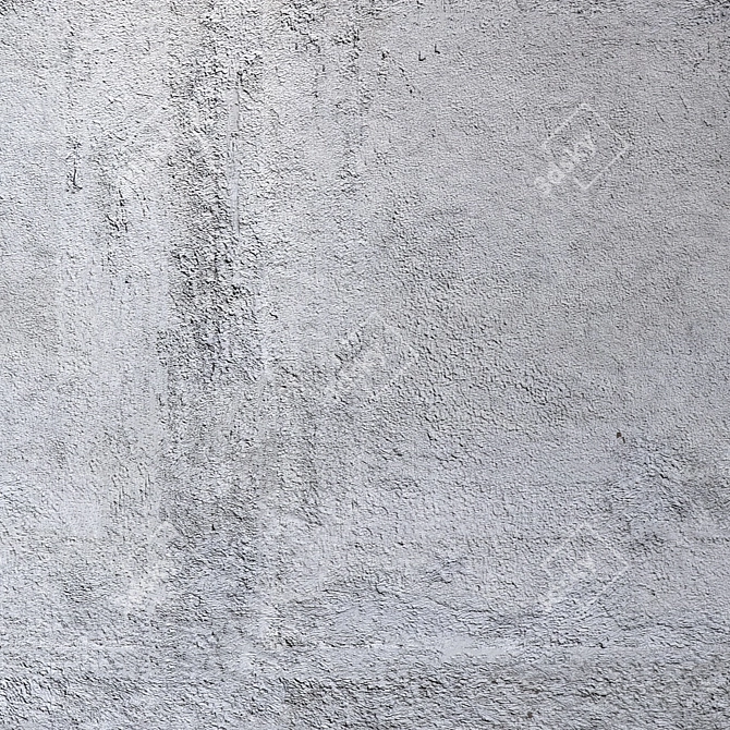 Seamless Concrete Wall Texture 3D model image 3