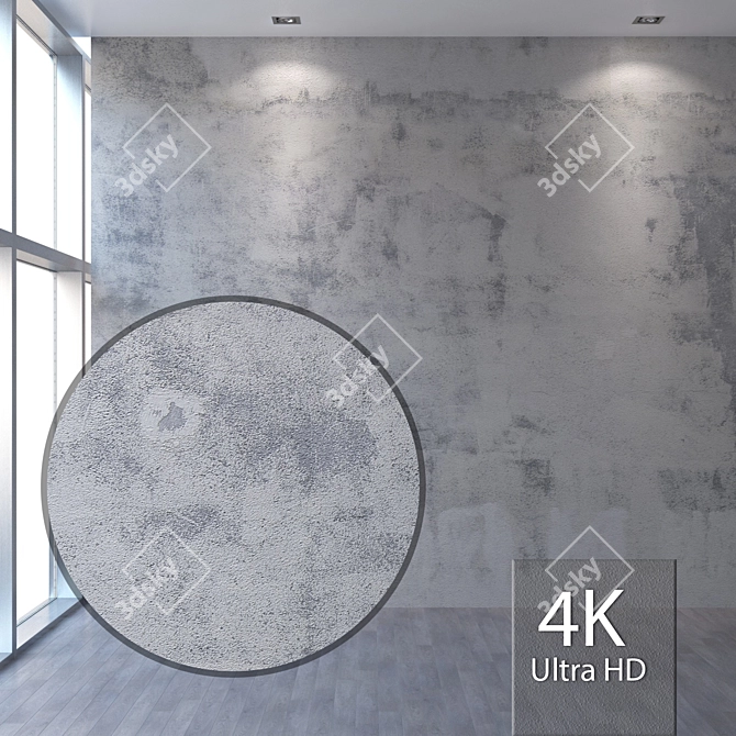 Title: Seamless Plaster Texture 3D model image 1